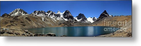 Bolivia Metal Print featuring the photograph Mt Condoriri Panorama by James Brunker