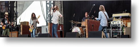 The Black Crowes Metal Print featuring the photograph The Black Crowes #4 by David Oppenheimer