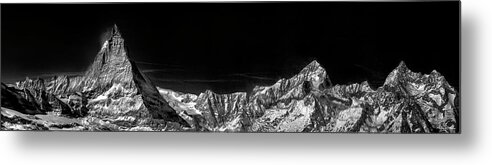 Zermatt Metal Print featuring the photograph M A T T E R H O R N by Andrew Dickman