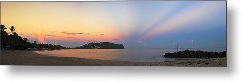 St Lucia Metal Print featuring the photograph Panoramic 4- St lucia by Chester Williams