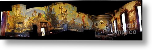 Clay Metal Print featuring the photograph Santa Barbara Hall Of Murals by Clayton Bruster
