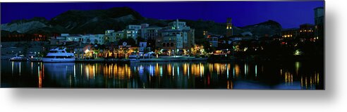 Lake Las Vegas Metal Print featuring the photograph Lake Las Vegas Panorama by Eddie Yerkish