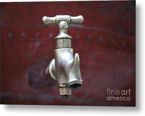 Taps Metal Print featuring the photograph Alambic tap by Lynn England