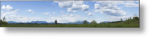 Rural Metal Print featuring the photograph Big Sky British Columbia by Barbara White
