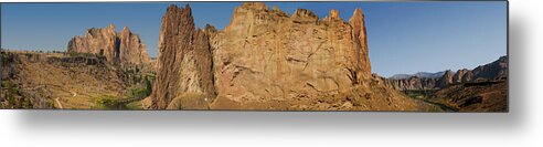 Rock Formations Metal Print featuring the photograph Smith Rock by Richard Ferguson