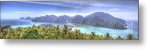 Phi Phi Metal Print featuring the photograph Phi Phi Island by Alex Dudley