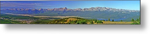 Rocky Mountains Metal Print featuring the photograph Heart of the Sawatch Panoramic by Jeremy Rhoades