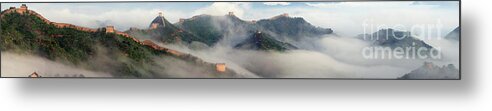 Chinese Culture Metal Print featuring the photograph Great Wall Of Jinshanling by Sdlgzps