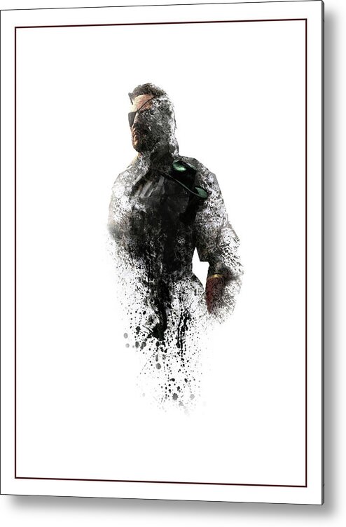 Metal Gear Solid Phantom Pain Metal Print