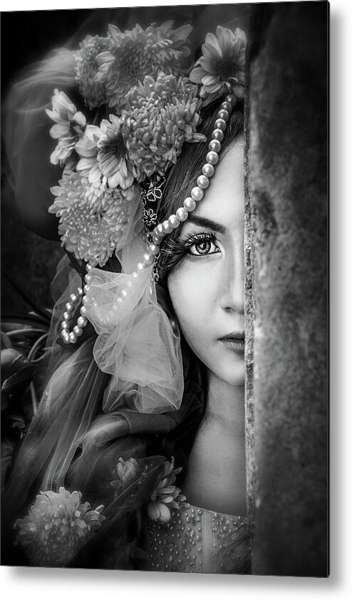 Pearls Metal Print featuring the photograph :: Half :: by Miranti Minggar T