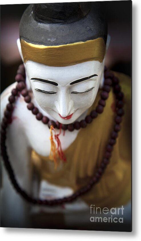 Asia Metal Print featuring the photograph Buddha #1 by Maria Heyens