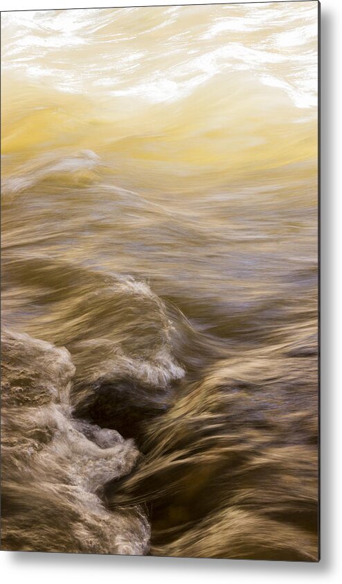 Winter Metal Print featuring the photograph Dance Of Water And Light #1 by Deborah Hughes