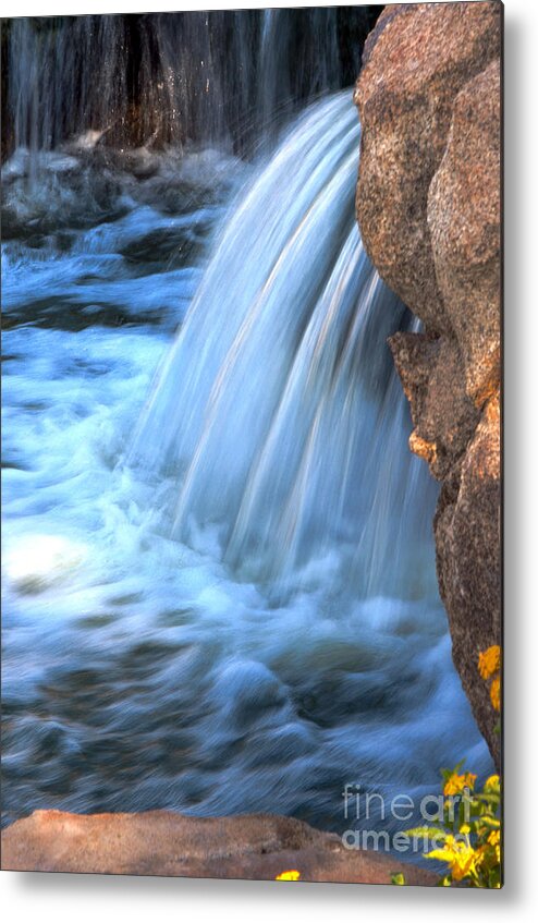 Waterfall Metal Print featuring the photograph First Light by Deb Halloran