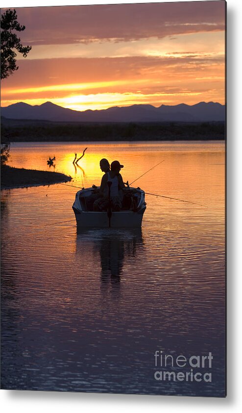 Colorado Metal Print featuring the photograph Fishing Boats #1 by Steven Krull