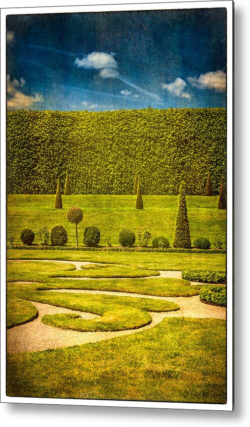 20th Centuary Garden Metal Print featuring the photograph Hampton Court 'The Privy Garden #1 by Lenny Carter