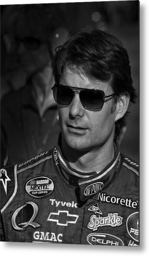 Jeff Gordon Metal Print featuring the photograph jeff Gordon #1 by Kevin Cable