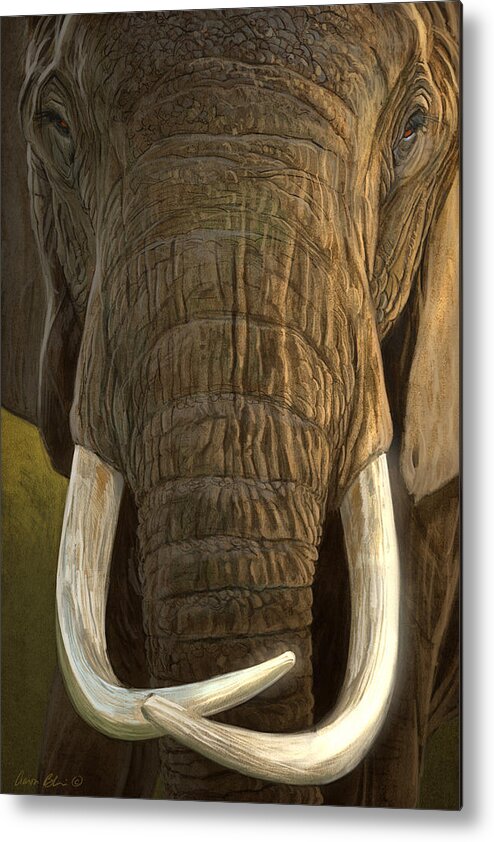 Elephant Metal Print featuring the digital art Matriarch 2 by Aaron Blaise
