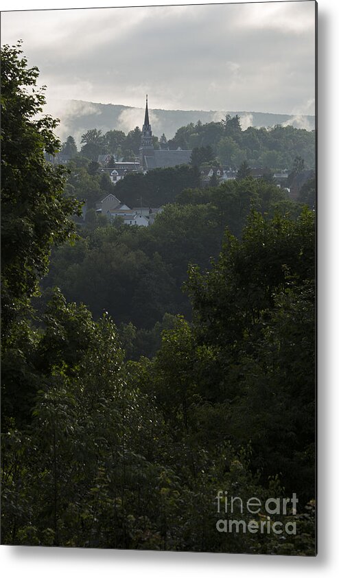 Town Metal Print featuring the photograph St. Joseph's Catholic Church #1 by Jim West