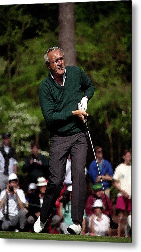 Arnold Palmer Metal Print featuring the photograph The King #1 by Jamie Pattison