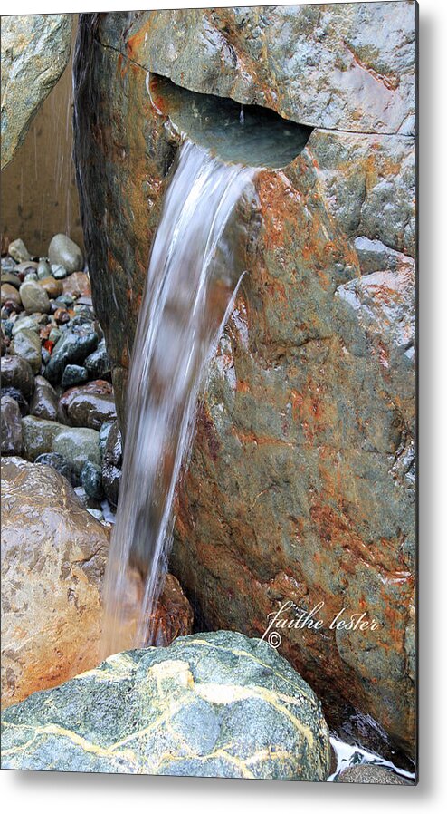Bremerton Waterfront Metal Print featuring the photograph Water and Rocks II by E Faithe Lester