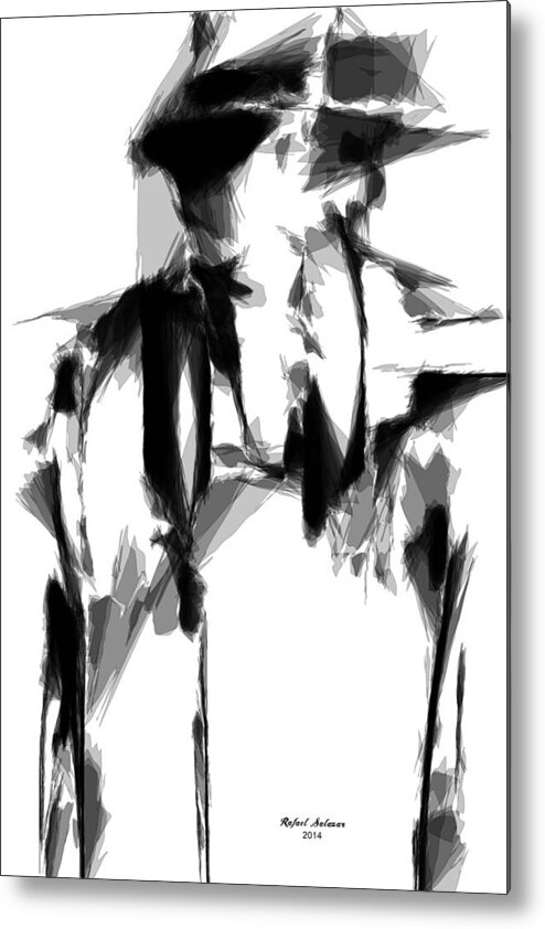 Abstract Metal Print featuring the digital art Abstract Series II #11 by Rafael Salazar