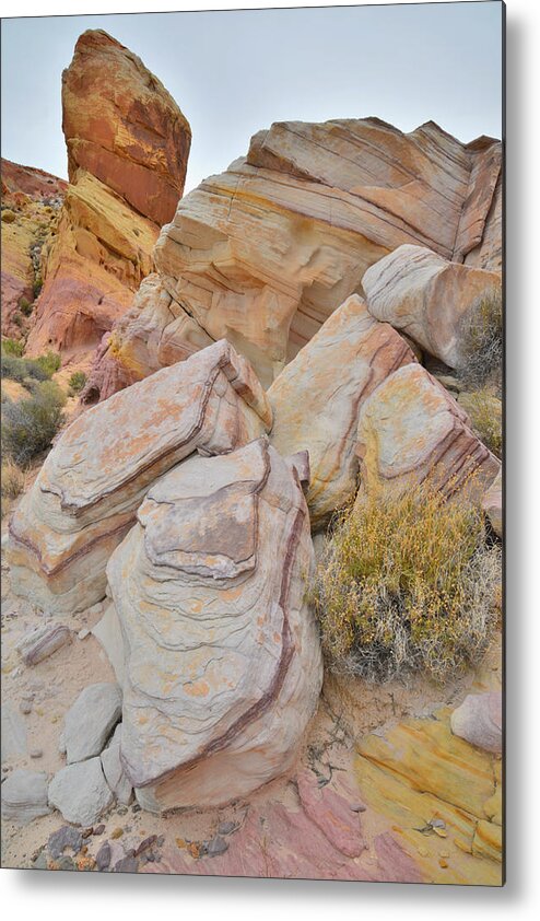 Valley Of Fire State Park Metal Print featuring the photograph Valley of Fire #113 by Ray Mathis