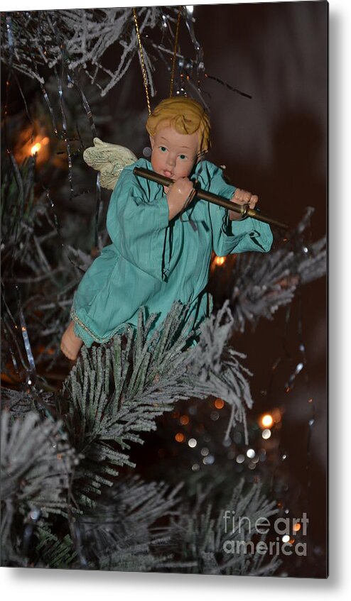 Blue Metal Print featuring the photograph Angel Tree 2 by Bob Sample