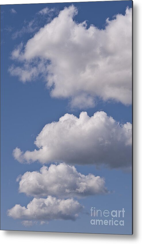 Atmosphere Metal Print featuring the photograph Cumulus clouds #15 by Jim Corwin