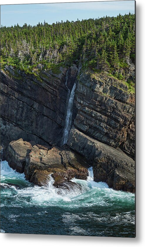 Atlantic Coast Metal Print featuring the photograph Coast Southeast Of Pouch Cove Killick #2 by Carl Bruemmer