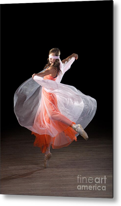 Dancing Metal Print featuring the photograph Dancing with Closed Eyes #2 by Cindy Singleton