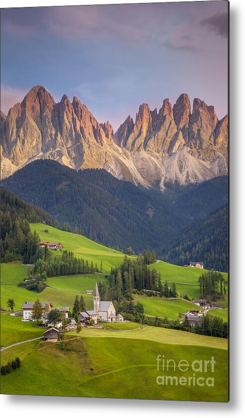 Dolomites Metal Print featuring the photograph Dolomites from Val di Funes #1 by Brian Jannsen