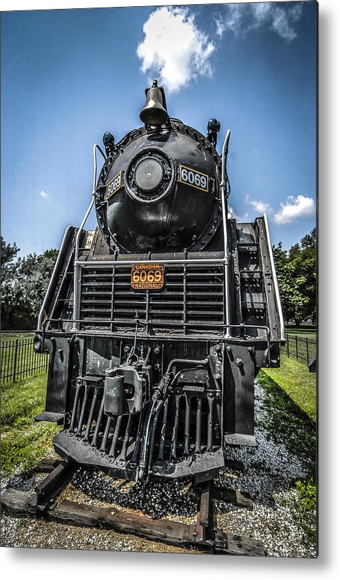 Canadian Metal Print featuring the photograph Locomotive #2 by Chris Smith