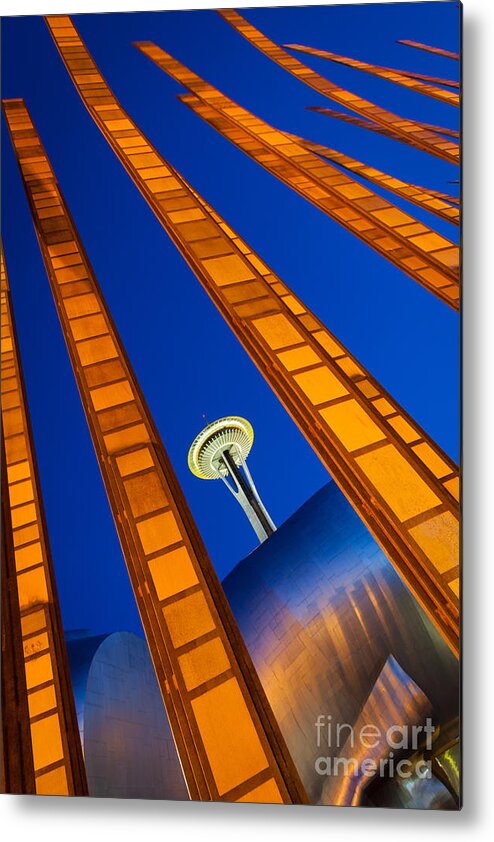 Seattle Metal Print featuring the photograph Reach for the sky #4 by Inge Johnsson