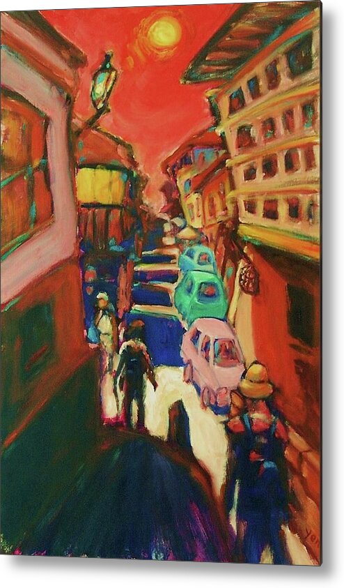 Camino De Santiago Metal Print featuring the painting Solitaire by Yen