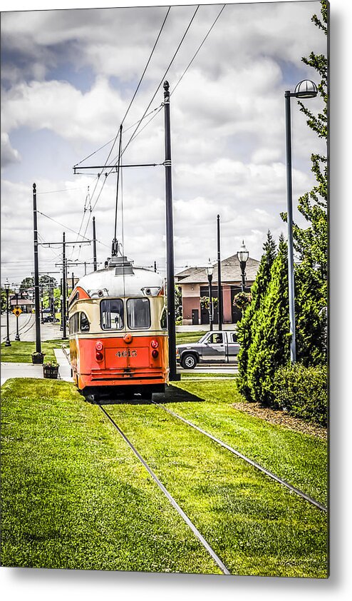 Electric Metal Print featuring the photograph Trams #2 by Chris Smith