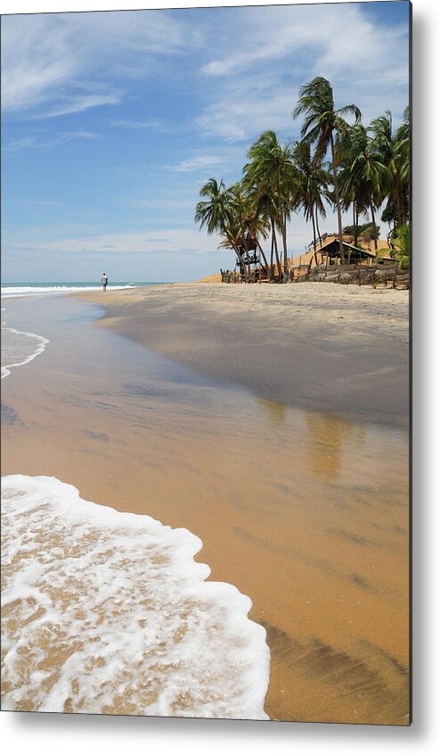 Water's Edge Metal Print featuring the photograph Arugam Bay,sri Lanka #3 by Alan lagadu