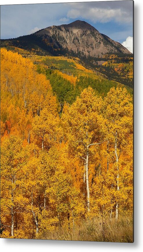 San Metal Print featuring the photograph San Juan Mountains in autumn #3 by Jetson Nguyen