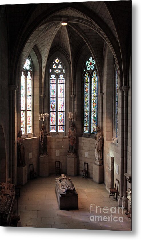 Cloisters Metal Print featuring the photograph The Cloisters #3 by Steven Spak