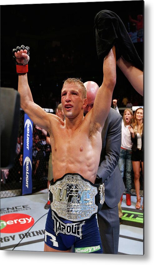 Martial Arts Metal Print featuring the photograph Ufc 177 Dillashaw V Soto #3 by Josh Hedges/zuffa Llc