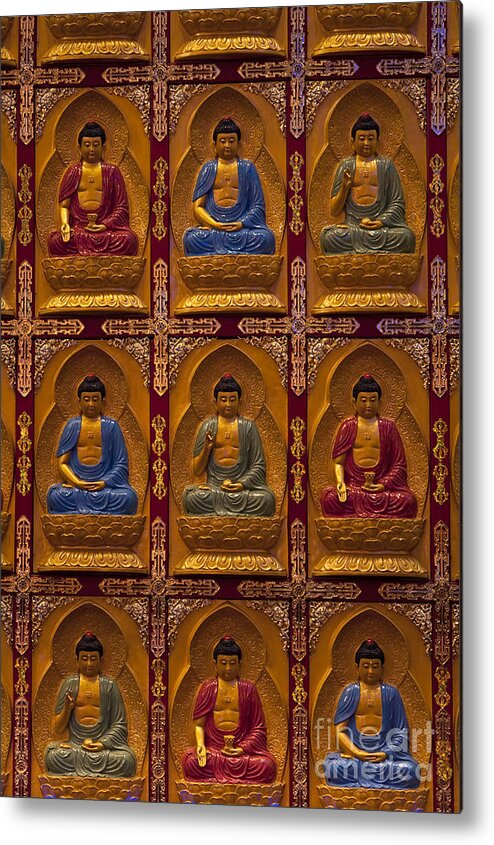 Buddha Metal Print featuring the photograph Vietnamese Temple #3 by Jim Corwin