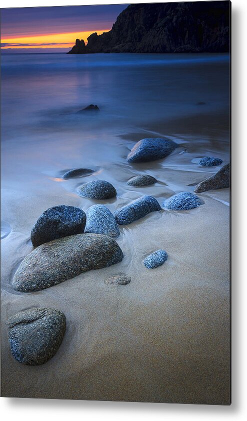 Seascape Metal Print featuring the photograph Campelo Beach Galicia Spain #4 by Pablo Avanzini