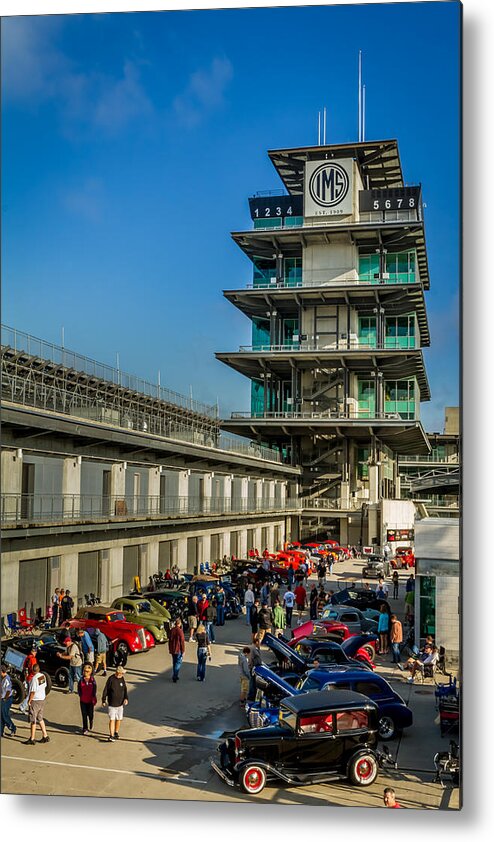 Car Show Metal Print featuring the photograph The Speedway Nationals #4 by Ron Pate