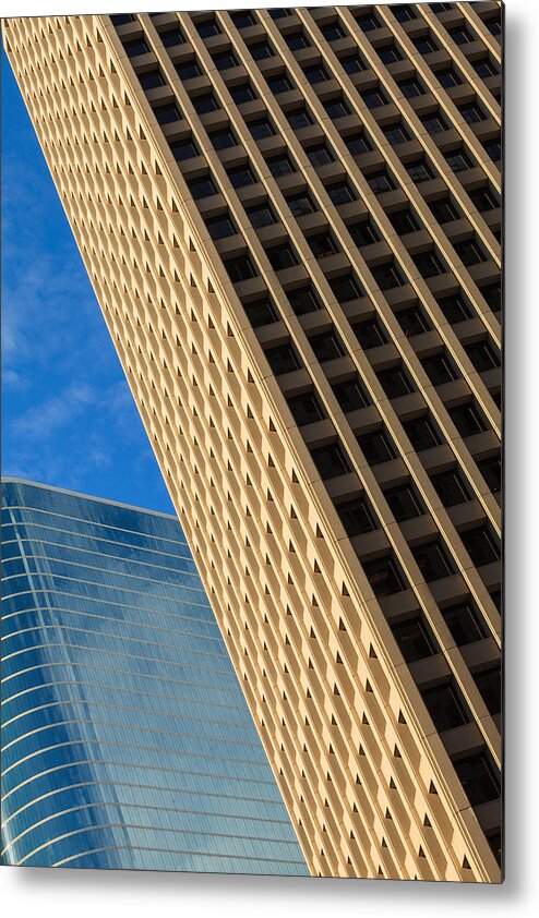 Architecture Metal Print featuring the photograph Skyscrapers #5 by Raul Rodriguez