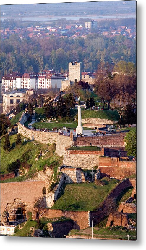 Aerials Metal Print featuring the photograph Belgrade, Serbia #6 by Russell Gordon