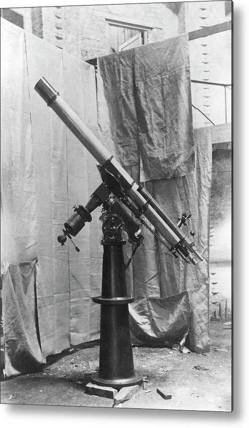 6-inch Telescope Metal Print featuring the photograph 6-inch Telescope by Royal Astronomical Society/science Photo Library