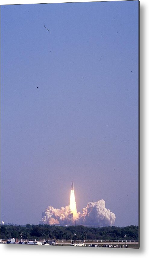 Retro Images Archive Metal Print featuring the photograph Space Shuttle Challenger #6 by Retro Images Archive