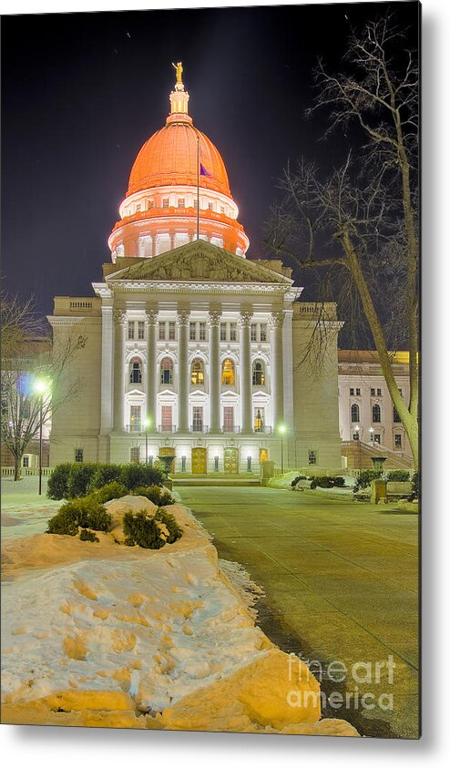 Capitol Metal Print featuring the photograph Madison capitol by Steven Ralser