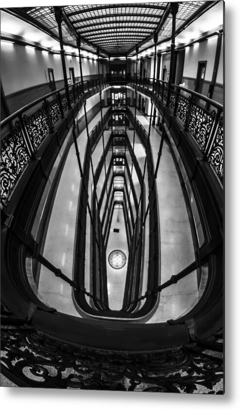 Milwaukee City Hall Metal Print featuring the photograph 8 Floors Of Wonderful Architecture by Sven Brogren