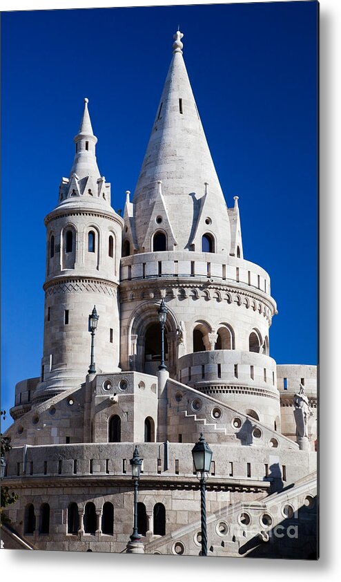 Budapest Metal Print featuring the photograph Fisherman's Bastion in Budapest #9 by Michal Bednarek
