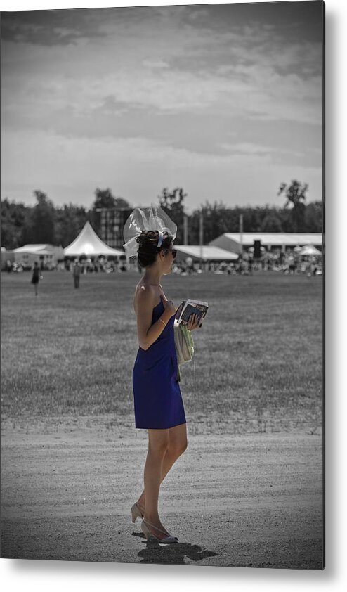 Chantilly Metal Print featuring the photograph A Day at the Races by Maj Seda